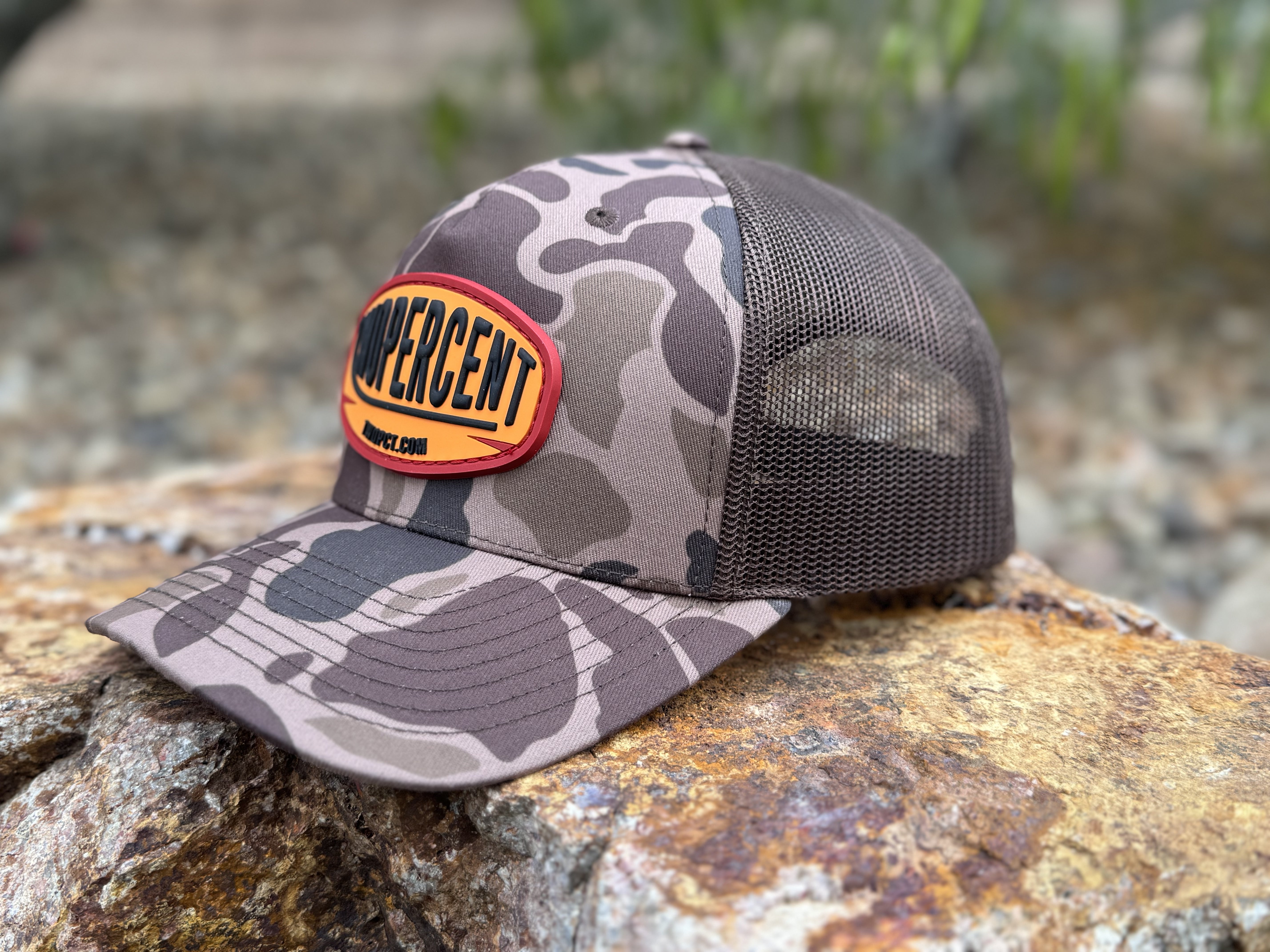 Two Percent Camo Trucker