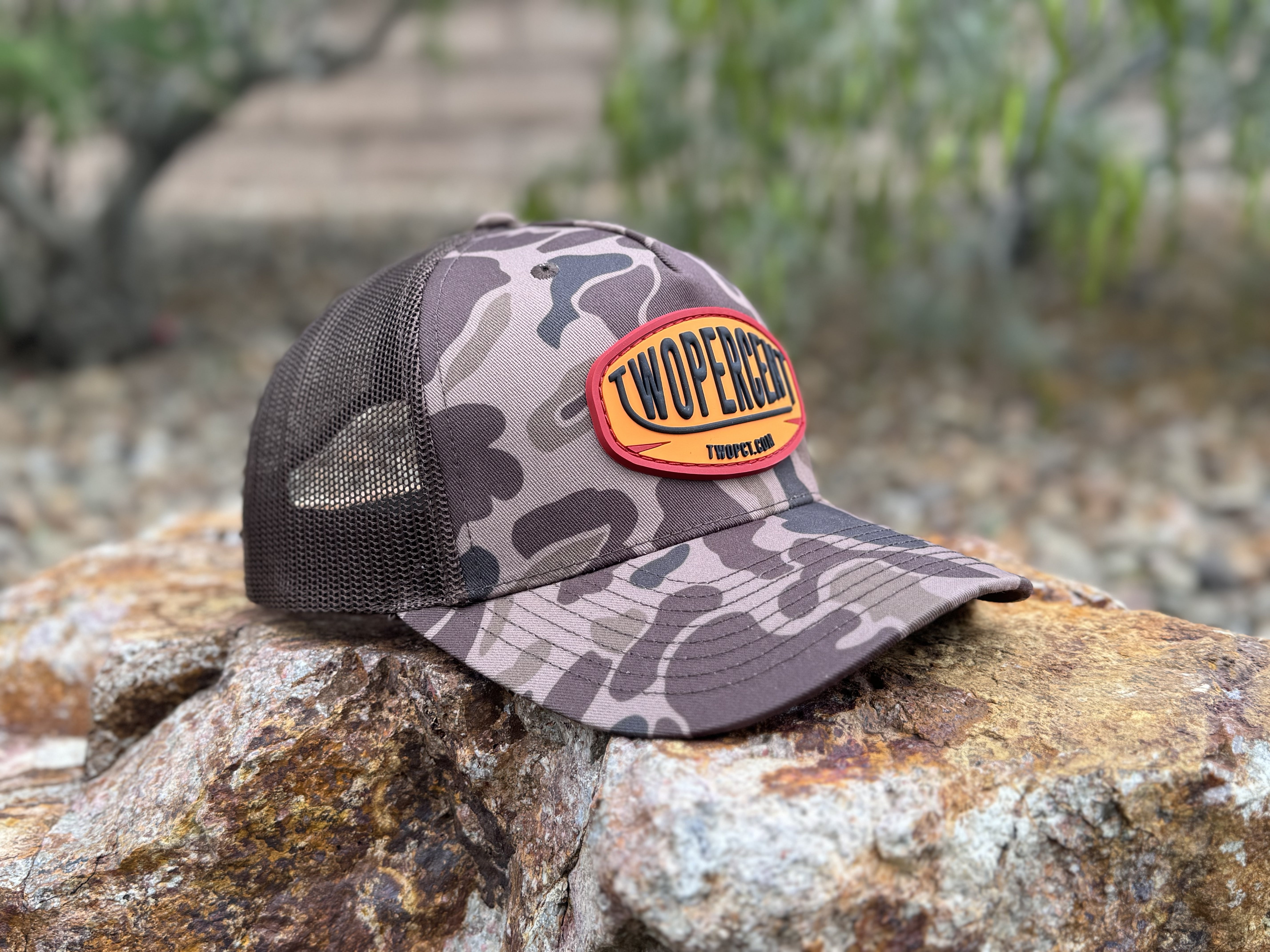 Two Percent Camo Trucker